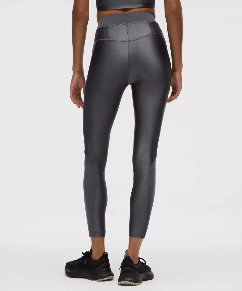 Satin Shine Panelled High-Rise Tight 25"