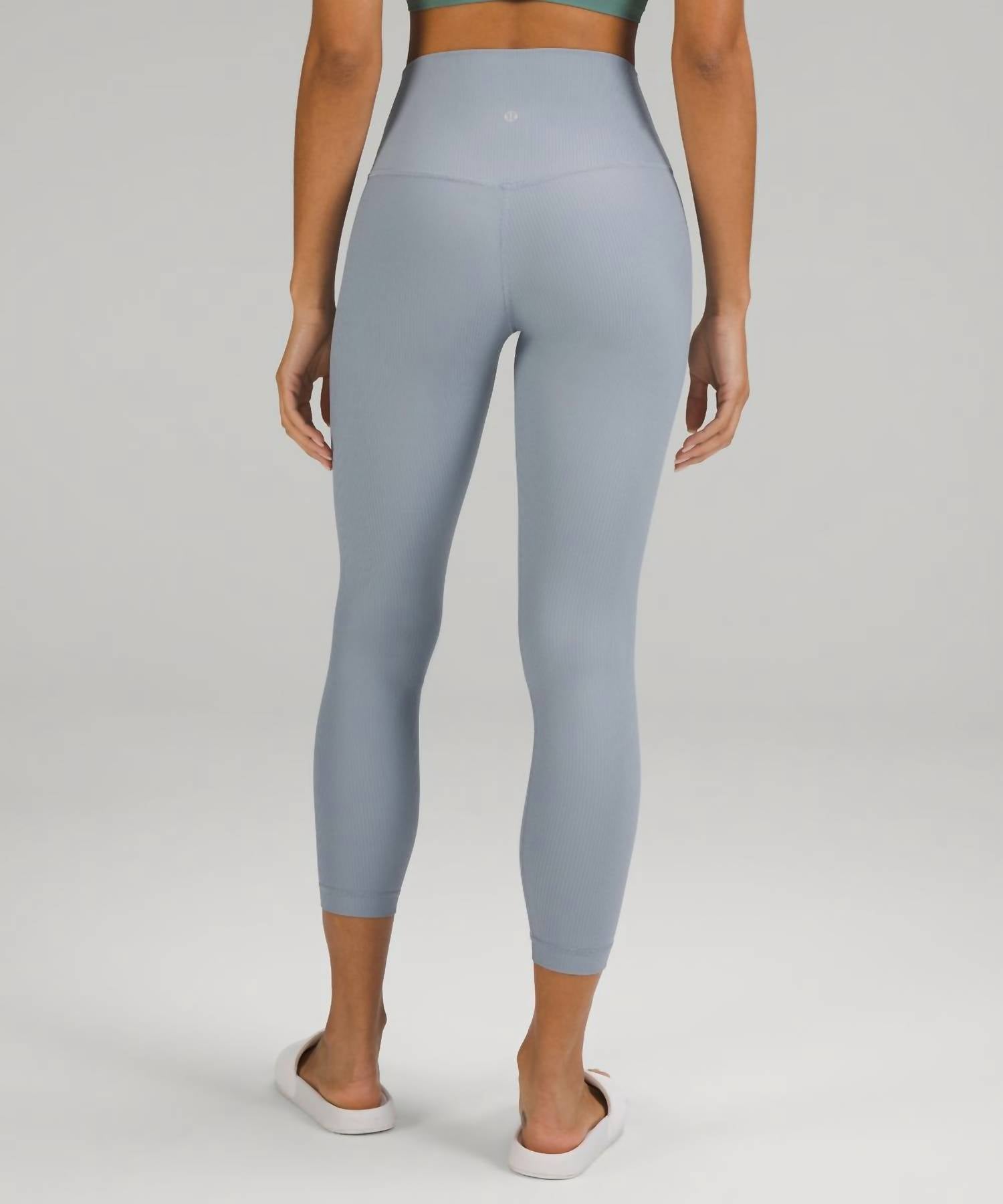 Align Ribbed High-Rise Pant In Belgian Blue