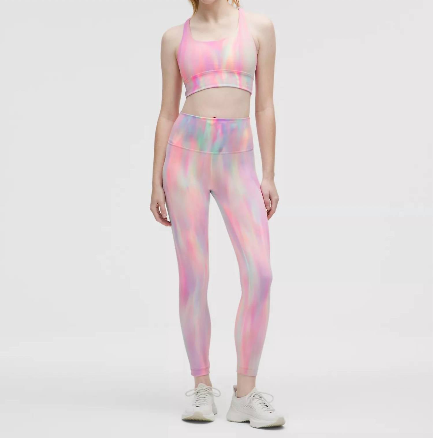 Wunder Train High Rise Tight In Psychedelic Wash Multi