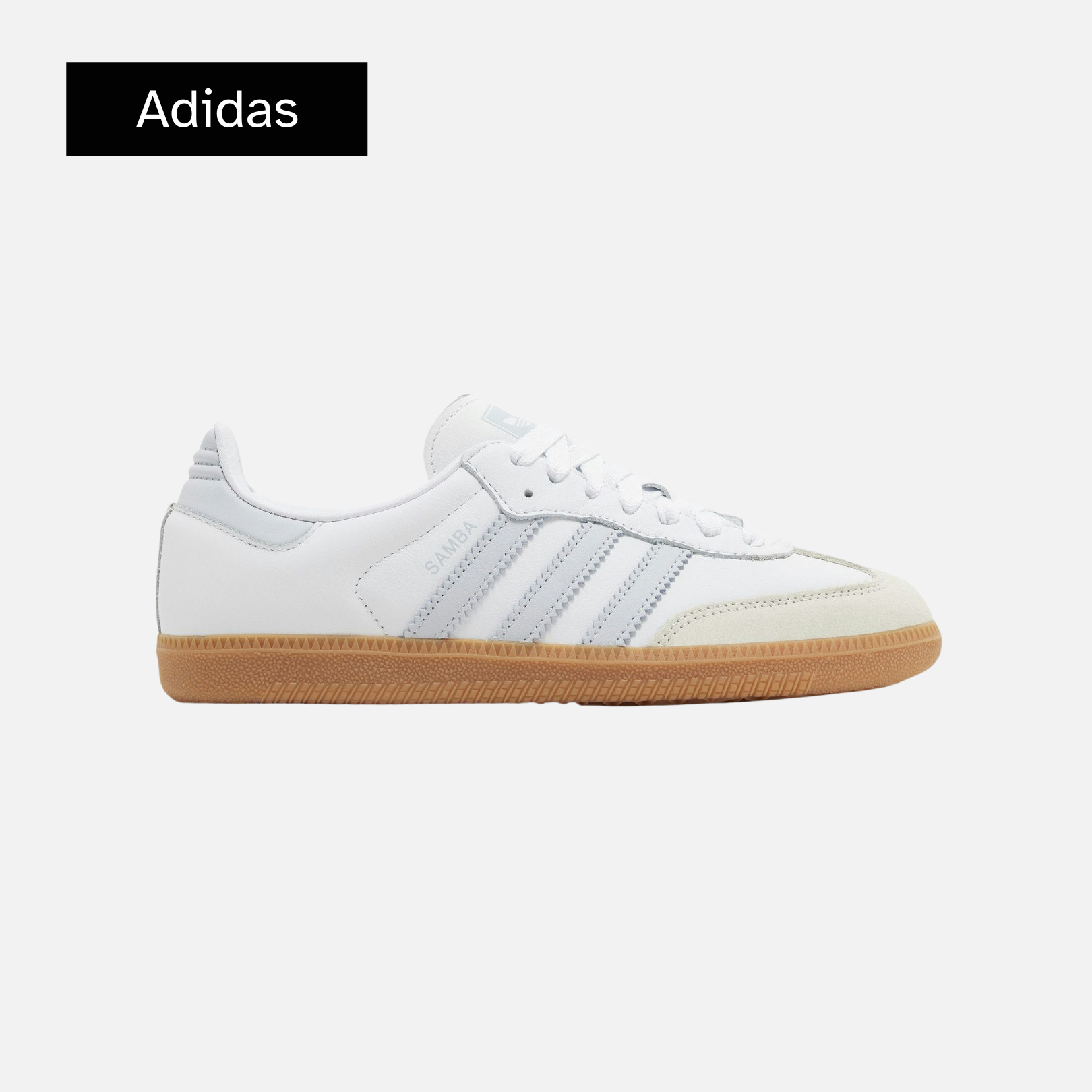 adidas Wmns Samba OG 'White Halo Blue Gum'
