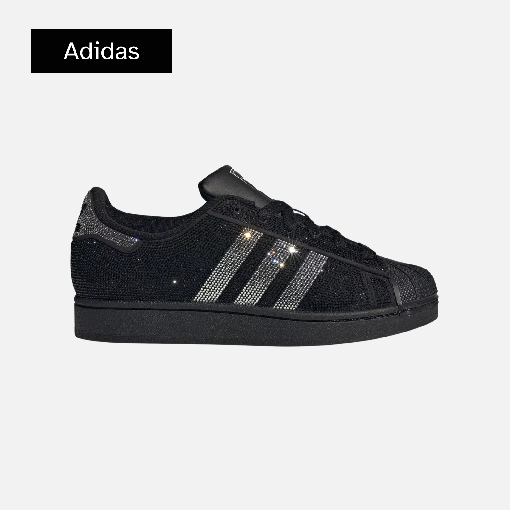 adidas Wmns Superstar 2 'Rhinestone Black Silver'