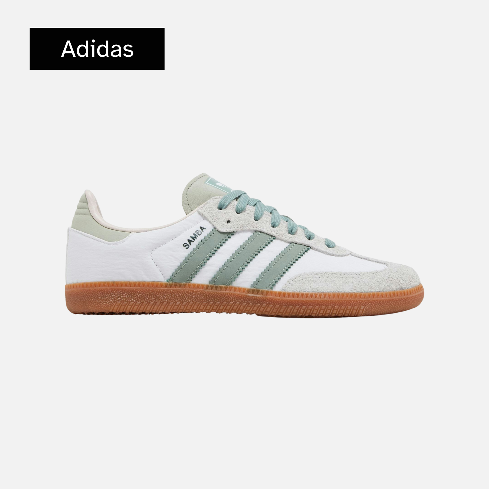 Wmns Samba OG 'White Silver Green'