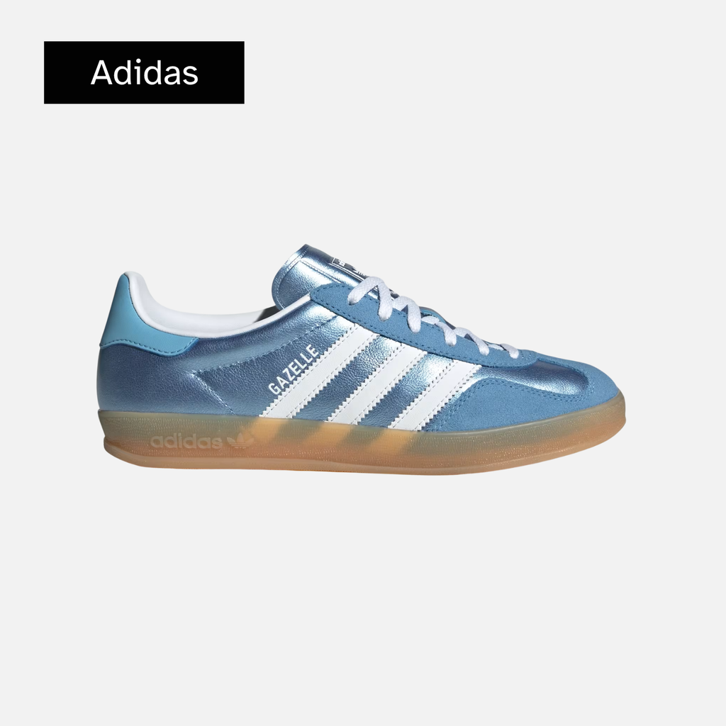 Wmns Gazelle Indoor 'Blue Metallic Gum'