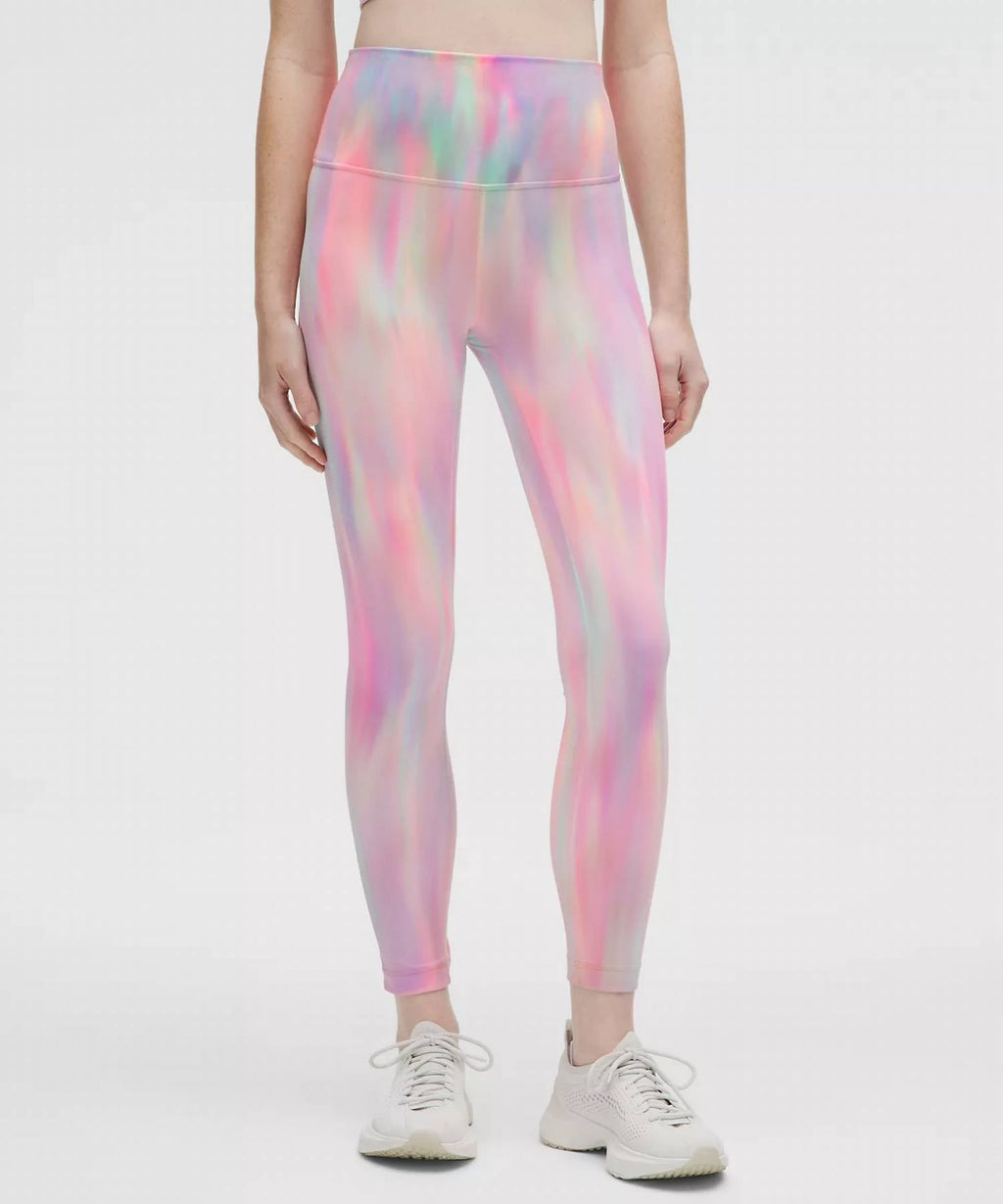 Wunder Train High Rise Tight In Psychedelic Wash Multi