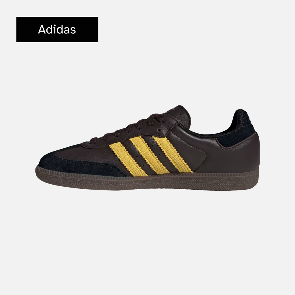 Adidas Wmns Samba OG 'Shadow Brown Powder Yellow'
