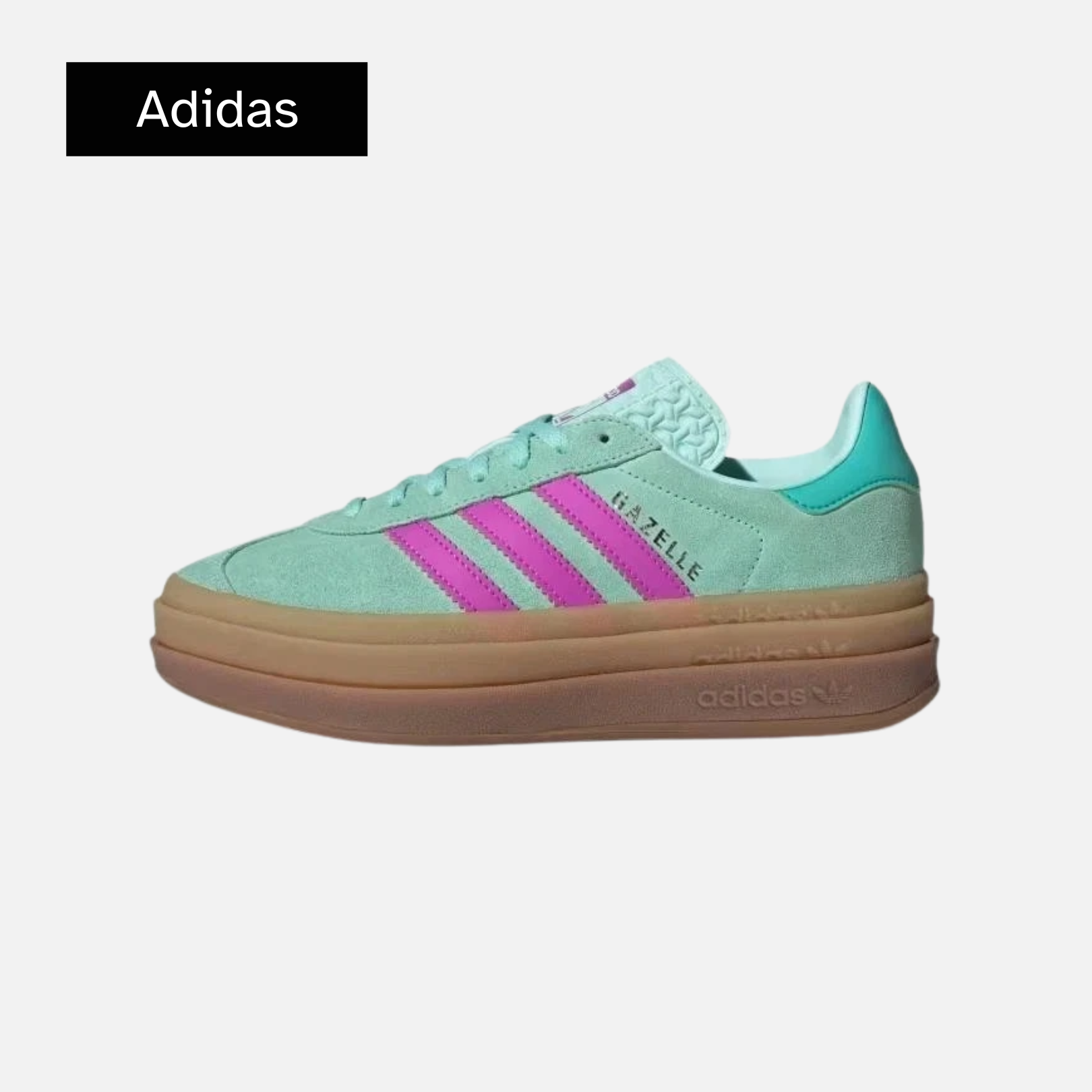 Gazelle Bold J 'Clear Mint Flash Pink'