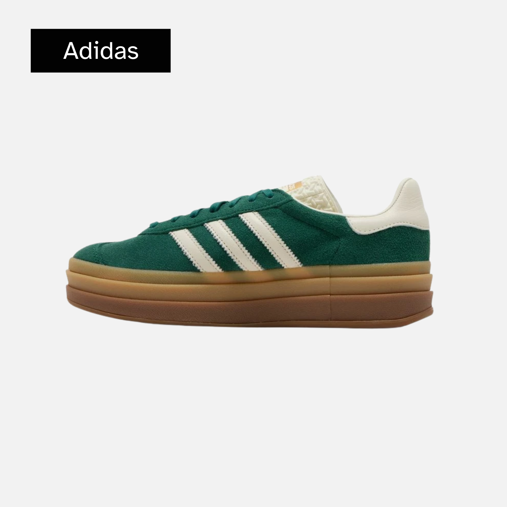 Adidas Wmns Gazelle Bold 'Collegiate Green Gum'