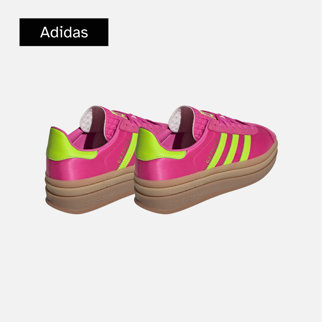 Adidas Wmns Gazelle Bold 'Lucid Fuchsia Solar Slime Satin'