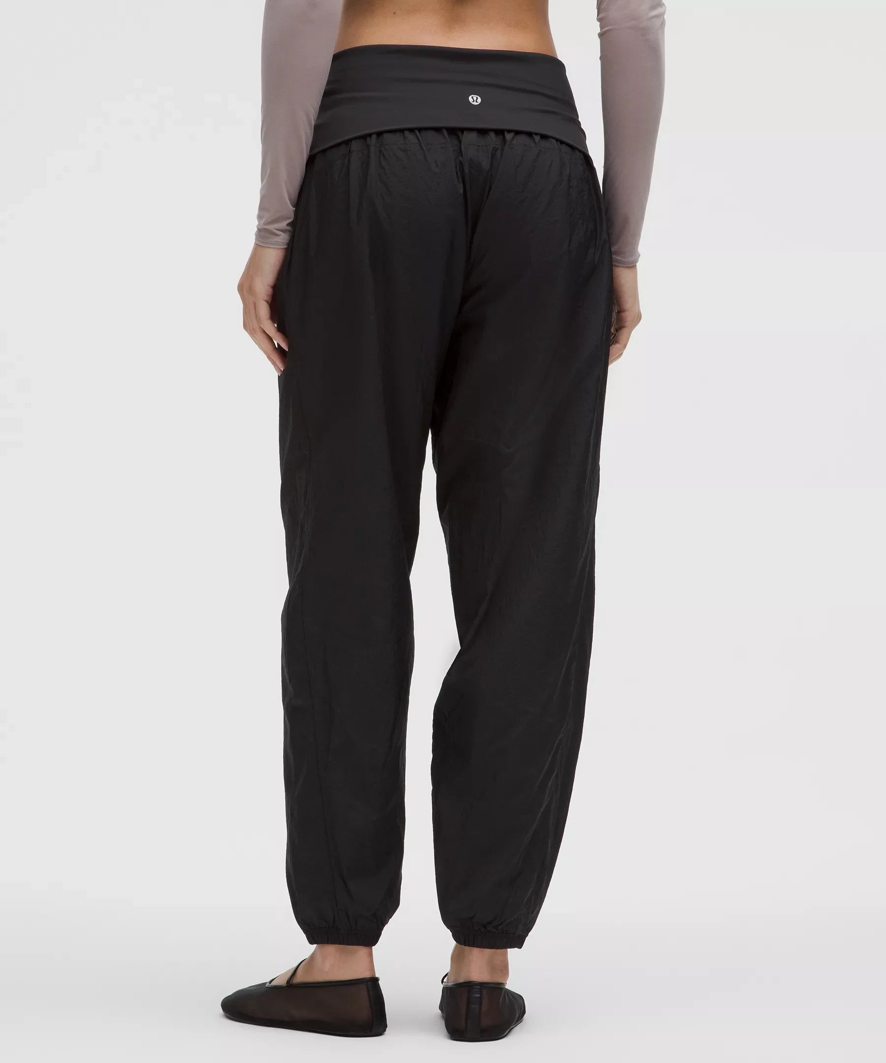 Lightweight Foldover-Waist Jogger
