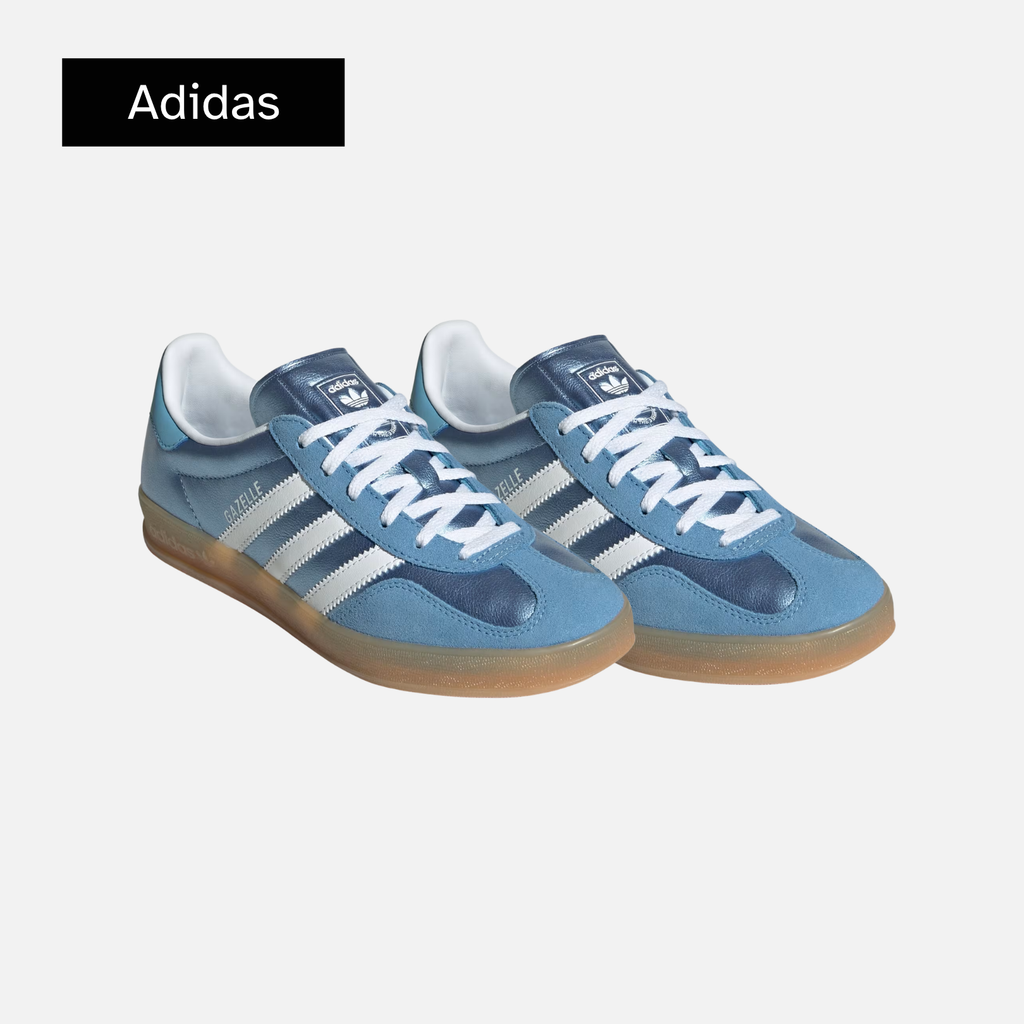 Wmns Gazelle Indoor 'Blue Metallic Gum'