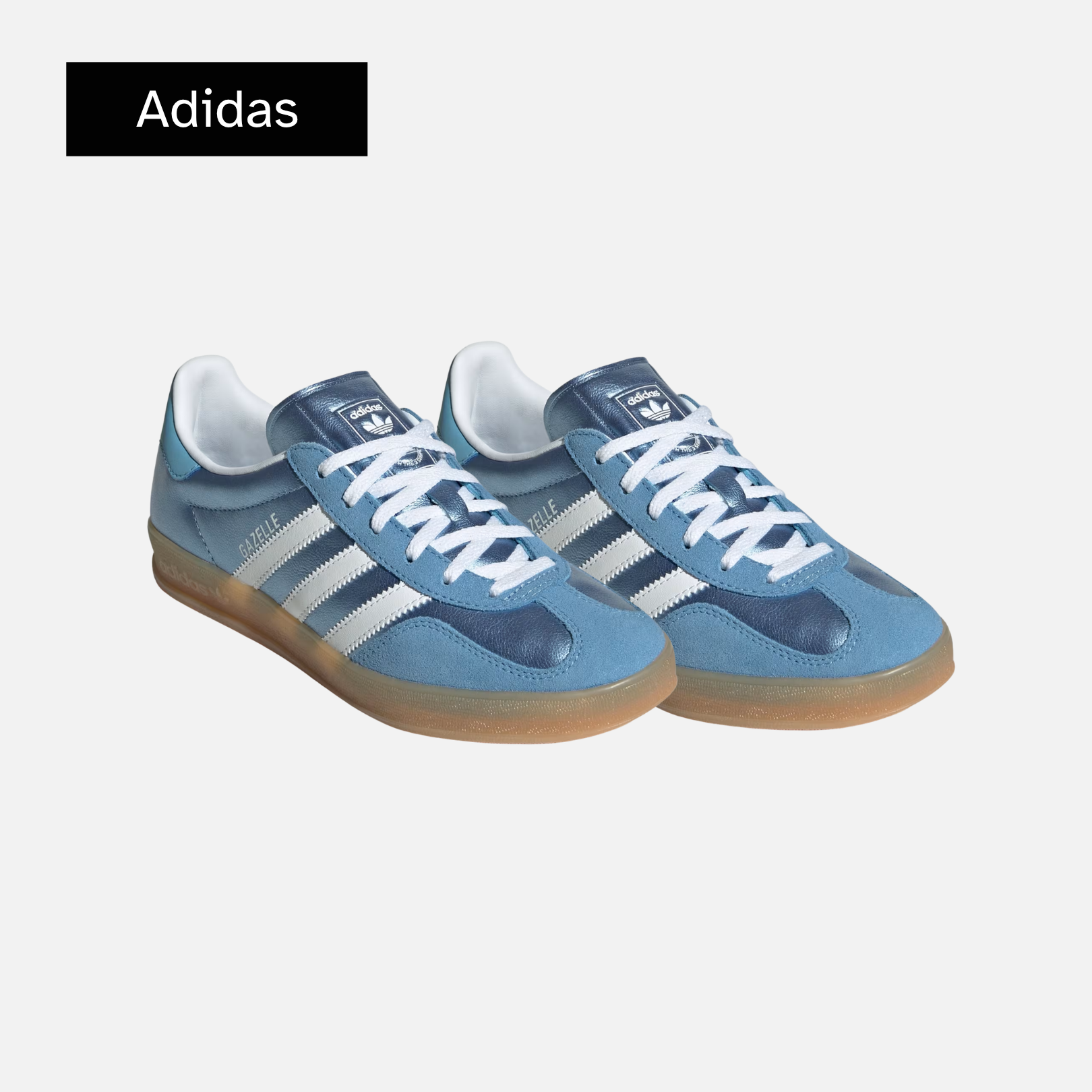 Wmns Gazelle Indoor 'Blue Metallic Gum'