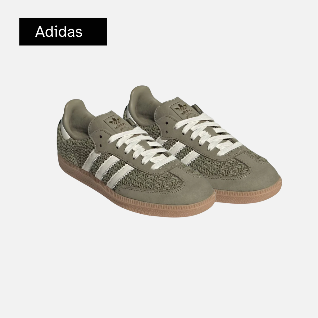 Adidas Wmns Samba OG 'Knit Pack - Orbit Green'