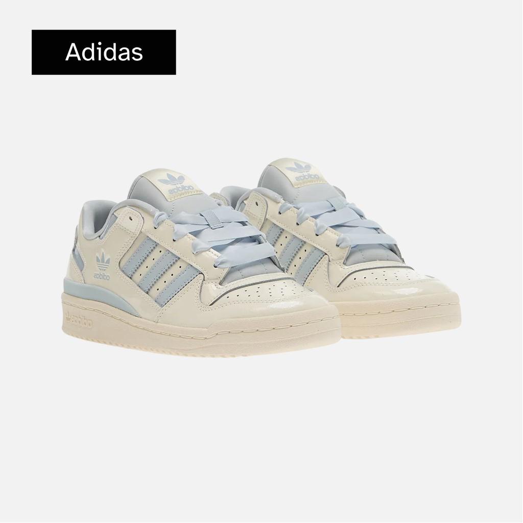 Adidas Wmns Forum Low CL 'Off White Halo Blue Patent'