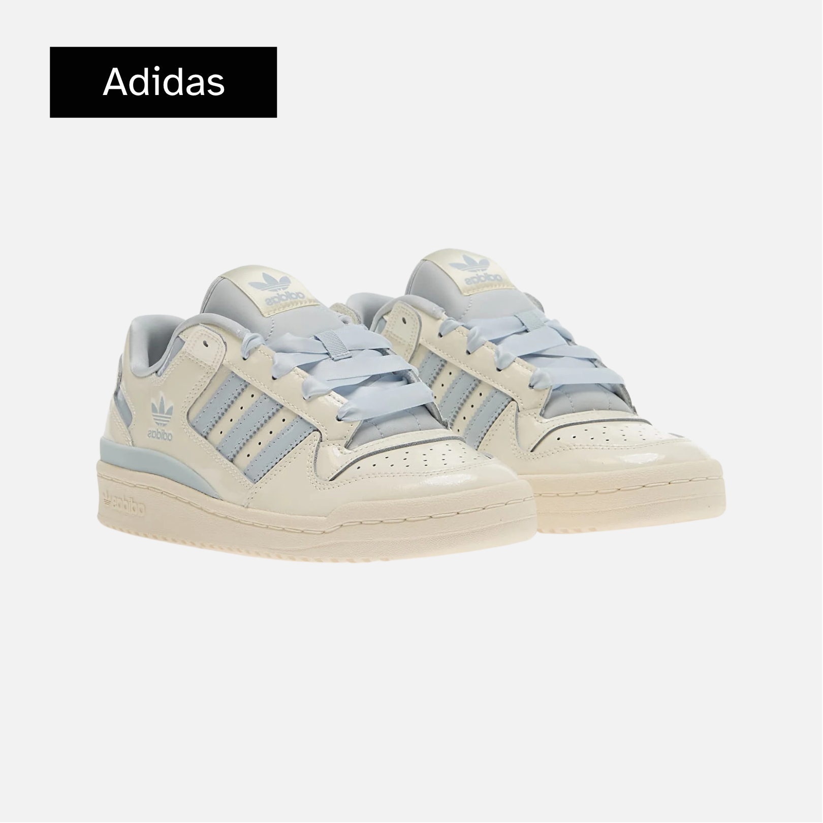 Adidas Wmns Forum Low CL 'Off White Halo Blue Patent'