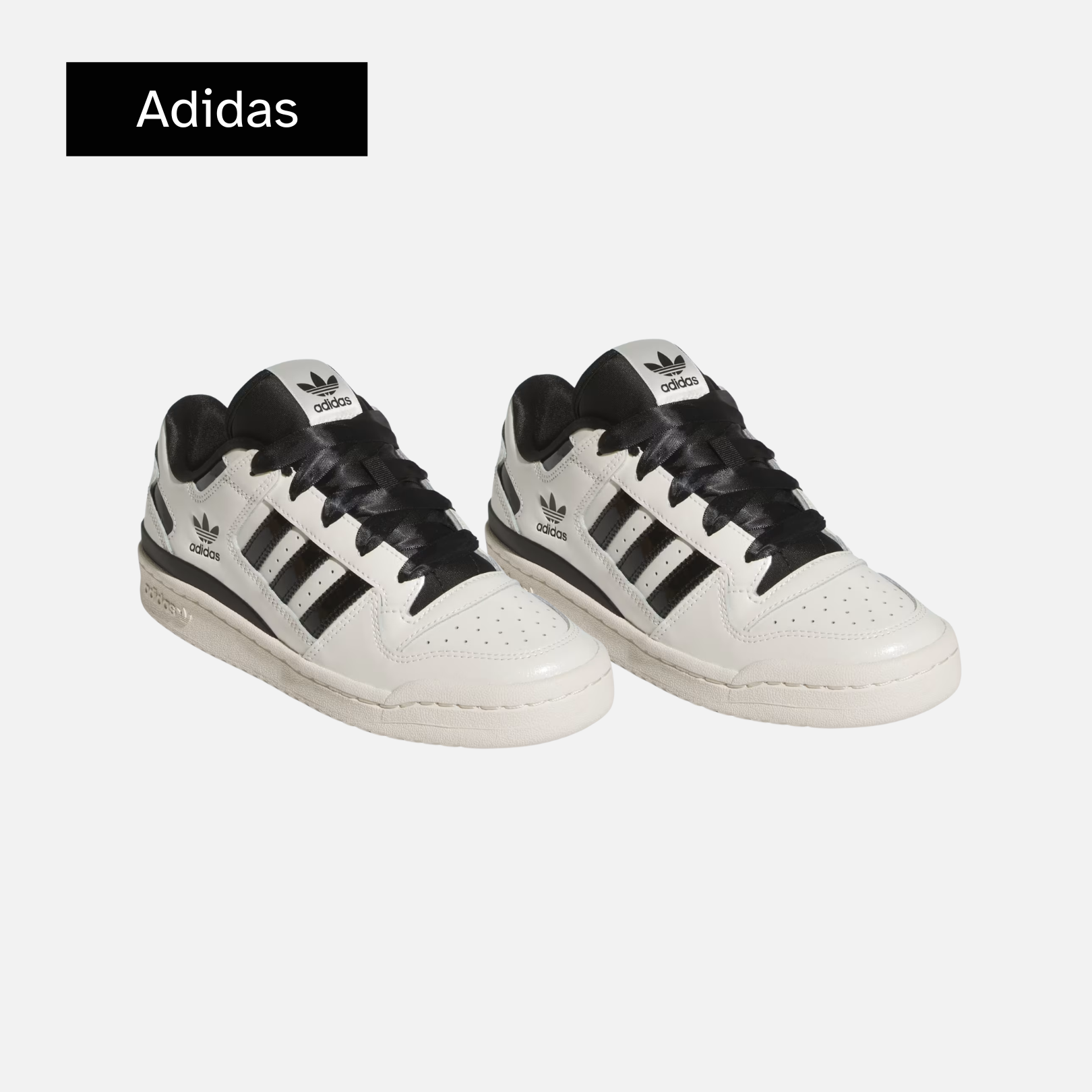 Adidas Wmns Forum Low CL 'Off White Black Patent'