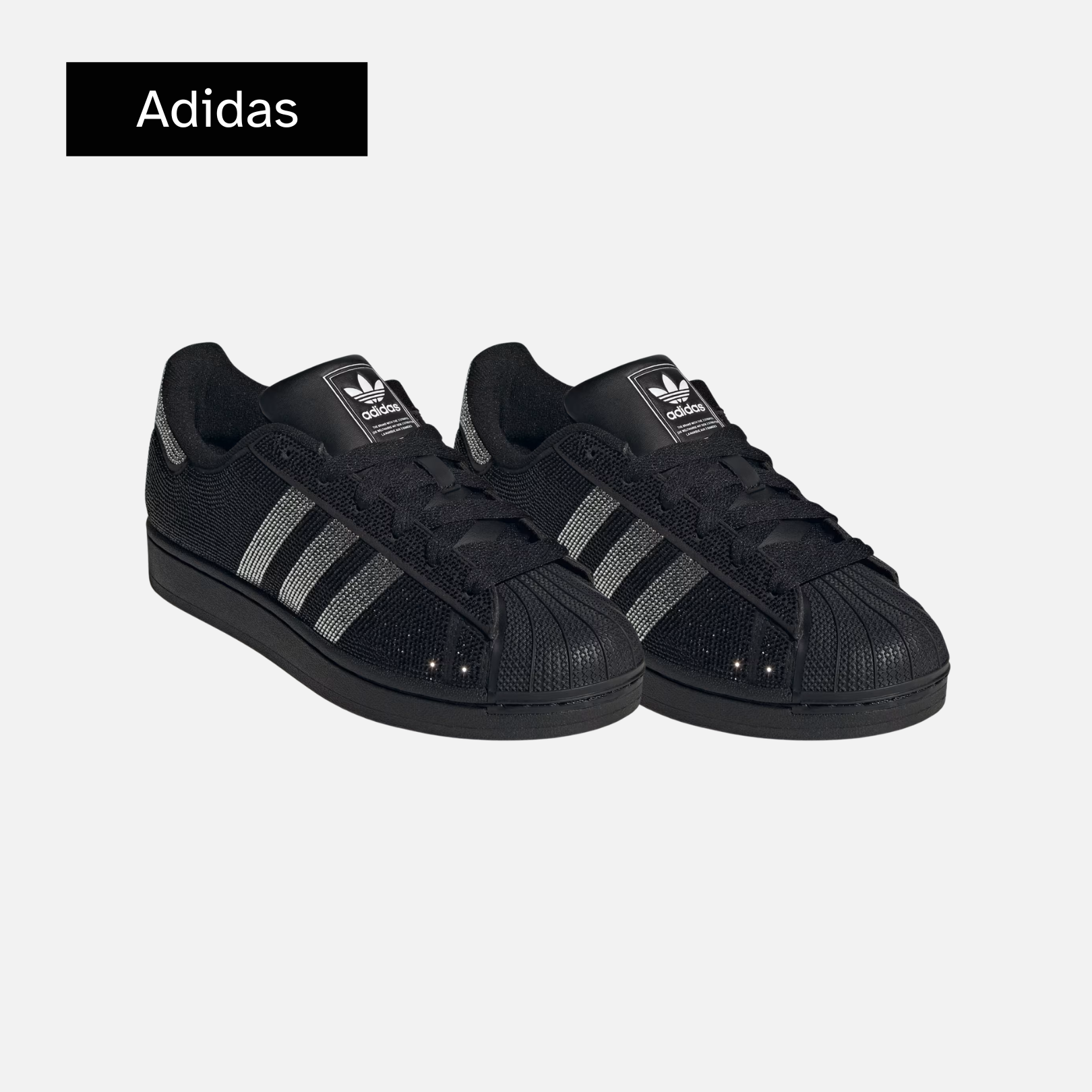 adidas Wmns Superstar 2 'Rhinestone Black Silver'