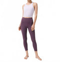Wunder Train Ribbed High-Rise Tight In Grape Thistle