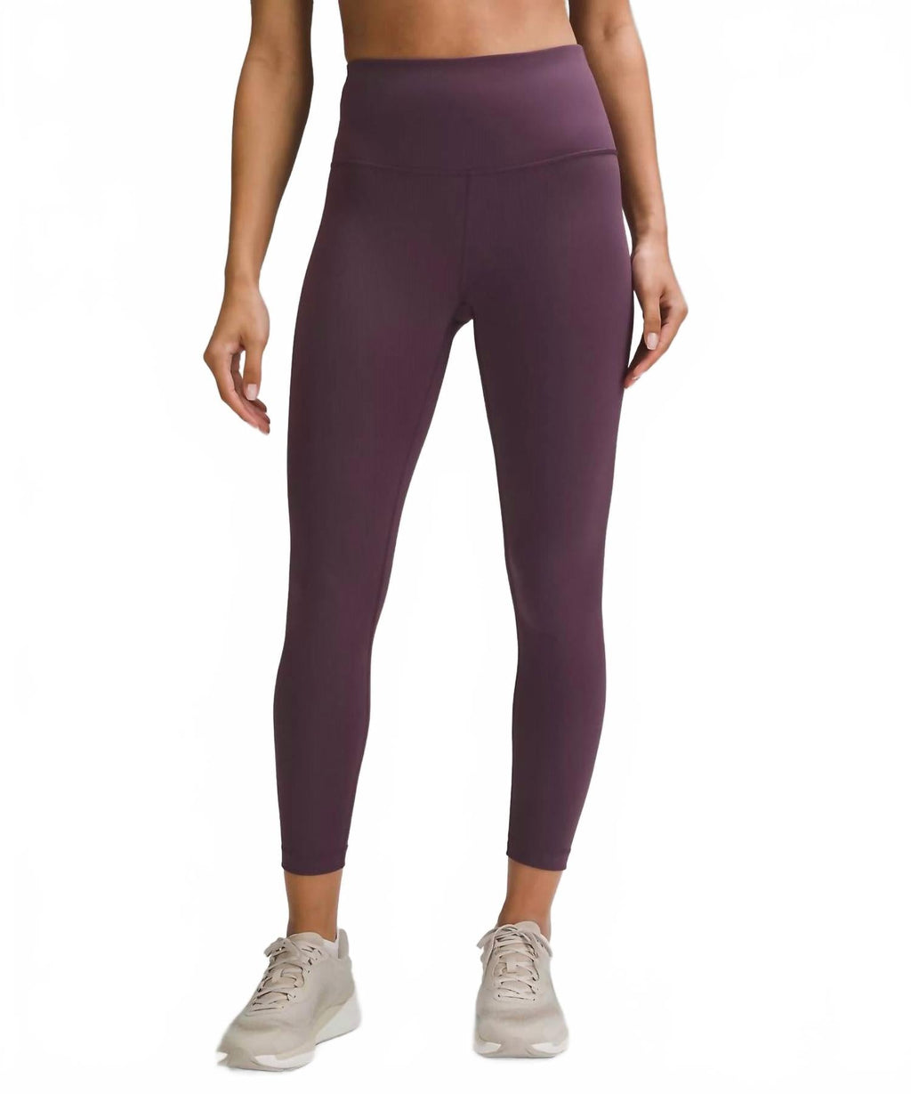 Wunder Train Ribbed High-Rise Tight In Grape Thistle