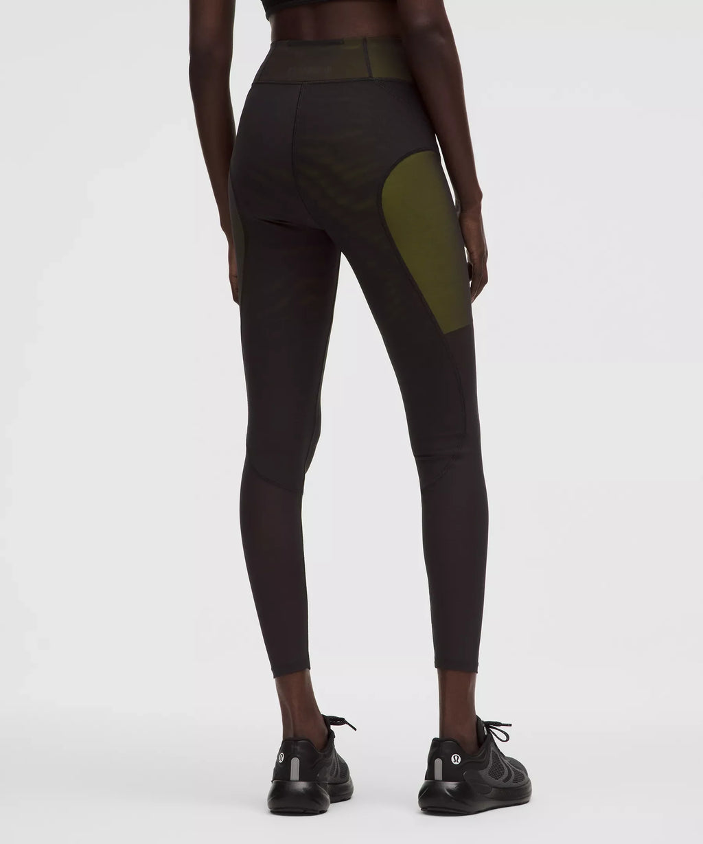 Mesh-Panelled High-Rise Tight 28"